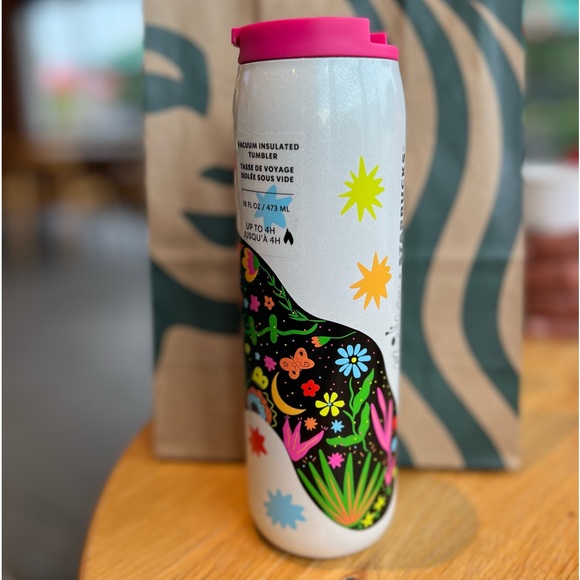 Starbucks Limited Edition 16oz Manuela Guillen Tumbler - Picture 3 of 5